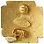 Vintage Chanel Clip-Ohrringe aus Gold mit Kunstperlen Golden - Ansicht 10