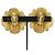 Vintage Chanel Clip-Ohrringe aus Gold mit Kunstperlen Golden - Ansicht 2