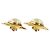 Vintage Chanel Clip-Ohrringe aus Gold mit Kunstperlen Golden - Ansicht 3