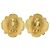 Vintage Chanel Clip-Ohrringe aus Gold mit Kunstperlen Golden - Ansicht 7