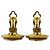 Chanel Coco Mark Circle Clip Earrings Golden - view 10