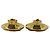 Chanel Coco Mark Circle Clip Earrings Golden - view 7