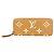 Monedero de cuero Monogram Empreinte Louis Vuitton Multicolor Beige