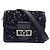 Borsa a spalla mini Dauphine in tweed e paillettes Louis Vuitton Nero Multicolore