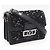 Borsa a spalla mini Dauphine in tweed e paillettes Louis Vuitton Nero Multicolore - vista 2