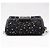 Borsa a spalla mini Dauphine in tweed e paillettes Louis Vuitton Nero Multicolore - vista 5