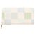 Cartera Zippy Damierious Louis Vuitton Blanco Azul Verde