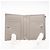Billetera compacta slim de piel de ternera texturizada Loewe Castaño - vista 10