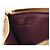 Loewe glänzender Nappa-Leder-Knoten-Münz-Kartenhalter Bordeaux Gelb - Ansicht 10
