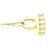 Collana Tasaki Balance Petite D'oro - vista 4