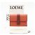 Loewe Soft Grain Kalbsleder Tri-Fold Geldbörse Orange - Ansicht 2