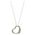 Tiffany & Co Tiffany Open Heart Platin-Halskette Silber - Ansicht 2