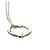 Tiffany & Co Tiffany Open Heart Platin-Halskette Silber - Ansicht 4
