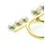 Anello Balance Tasaki in oro giallo 18K D'oro - vista 10