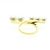 Anello Balance Tasaki in oro giallo 18K D'oro - vista 3