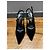 Décolleté Slingback GG in Velluto Nero Gucci - vista 13