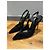 Décolleté Slingback GG in Velluto Nero Gucci - vista 5