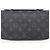 Portafoglio Zippy XL Eclipse di Louis Vuitton Marrone Nero - vista 3