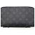 Portafoglio Zippy XL Eclipse di Louis Vuitton Marrone Nero - vista 4