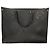 Onthego Louis Vuitton schwarze Leder-Tote