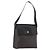 Céline Borsa a Spalla in Tela Macadam CELINE in Pelle PVC Nera e Dorata Auth 171442V Nero D'oro