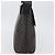 Céline Borsa a Spalla in Tela Macadam CELINE in Pelle PVC Nera e Dorata Auth 171442V Nero D'oro - vista 5