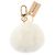 LOUIS VUITTON Llavero Snow Vivienne Blanco M00554 LV Auth BA11149M Dorado - vista 7