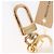 LOUIS VUITTON Llavero Snow Vivienne Blanco M00554 LV Auth BA11149M Dorado - vista 9