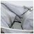 PRADA Mesh Sporttasche aus Nylon mit lackiertem Leder Grau Silber Auth 173584 Braun - Ansicht 16