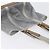 PRADA Mesh Sporttasche aus Nylon mit lackiertem Leder Grau Silber Auth 173584 Braun - Ansicht 6
