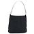 Borsa a Spalla PRADA in Nylon Nero Argento Autentica gh1829