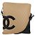 CHANEL Borsa a Spalla Cambon Line Matelassé in Pelle di Agnello Beige Nero CC Auth am10849V