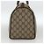 Borsa Boston in PVC beige e oro della linea Sherry GG Supreme di GUCCI 58 02 007 Auth LNZ480 D'oro - vista 5