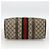 Borsa Boston in PVC beige e oro della linea Sherry GG Supreme di GUCCI 58 02 007 Auth LNZ480 D'oro - vista 9