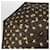 FENDI x FRGMT x POKMON Dragonfly Regenschirm aus Zucca-Canvas Schwarz Auth 166950SM Braun  - Ansicht 3