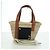 LOEWE - Bolsa Pitch Black Raffia Auth 166974SM Meu Vizinho Totoro do Studio Ghibli Preto Bege - vista 12