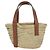 LOEWE - Bolsa Pitch Black Raffia Auth 166974SM Meu Vizinho Totoro do Studio Ghibli Preto Bege - vista 2