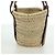 LOEWE - Bolsa Pitch Black Raffia Auth 166974SM Meu Vizinho Totoro do Studio Ghibli Preto Bege - vista 3
