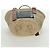 LOEWE - Bolsa Pitch Black Raffia Auth 166974SM Meu Vizinho Totoro do Studio Ghibli Preto Bege - vista 5