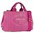 PRADA Borsa Canapa PM in tela 2way Rosa Oro Auth LNZ478 D'oro