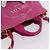 PRADA Borsa Canapa PM in tela 2way Rosa Oro Auth LNZ478 D'oro - vista 6