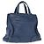 Céline Borsa a mano CELINE in pelle blu argento Auth 173519