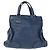 Céline Borsa a mano CELINE in pelle blu argento Auth 173519 - vista 2