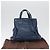 Céline Borsa a mano CELINE in pelle blu argento Auth 173519 - vista 27