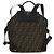 FENDI Zucca Canvas Rucksack Braun Gold Schwarz Auth 168310SAV Golden - Ansicht 3