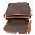Céline Borsa a Spalla in Tela Macadam CELINE in Pelle PVC Marrone Oro Auth LNZ209 D'oro - vista 15