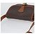 Céline Borsa a Spalla in Tela Macadam CELINE in Pelle PVC Marrone Oro Auth LNZ209 D'oro - vista 6