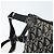 Borsa a Spalla in Tela Trotter Christian Dior Blu Navy Argento Auth ka2692 - vista 14