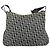 Borsa a Spalla in Tela Trotter Christian Dior Blu Navy Argento Auth ka2692 - vista 3