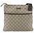 Borsa a Spalla GG Supreme in PVC Beige e Argento di GUCCI 141626 Auth 172783 - vista 2